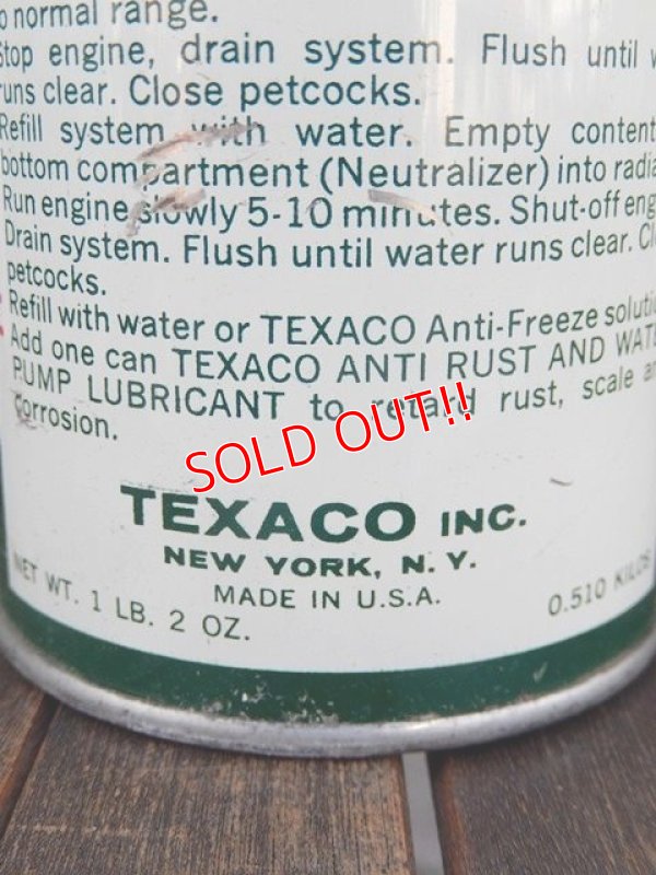 画像7: dp-171206-69 TEXACO / 1950's Heavy Duty Radiator Cleaner Can