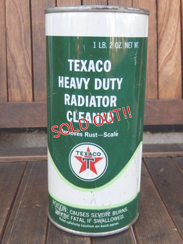 画像1: dp-171206-69 TEXACO / 1950's Heavy Duty Radiator Cleaner Can