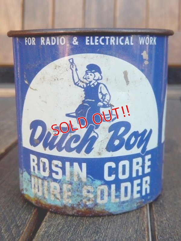 画像1: dp-180110-25 Dutch Boy / Vintage Rosin Core Wire Solder