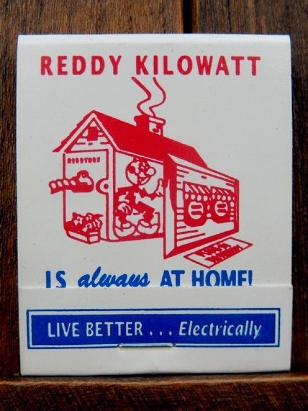 画像1: dp-180110-22 Reddy Kilowatt / 1970's Match Book