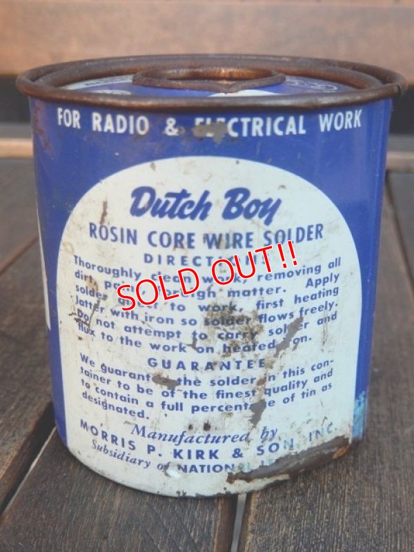 画像6: dp-180110-25 Dutch Boy / Vintage Rosin Core Wire Solder
