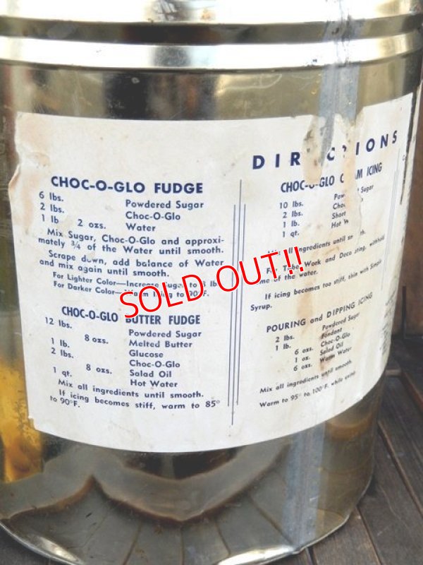 画像5: dp-171206-61 Westco Choc-O-Glo / 1960's Vintage Tin Can