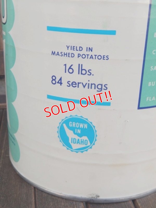画像5: dp-171206-61 Mr.IDAHO / Vintage Instant Potato Flakes Can
