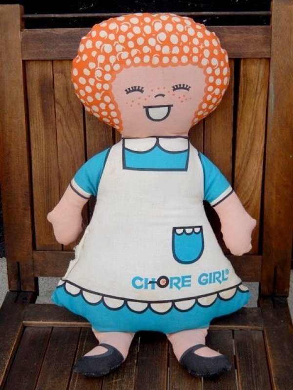 画像1: ct-150101-52 Chore Girl Brillo / 1970's Pillow Doll