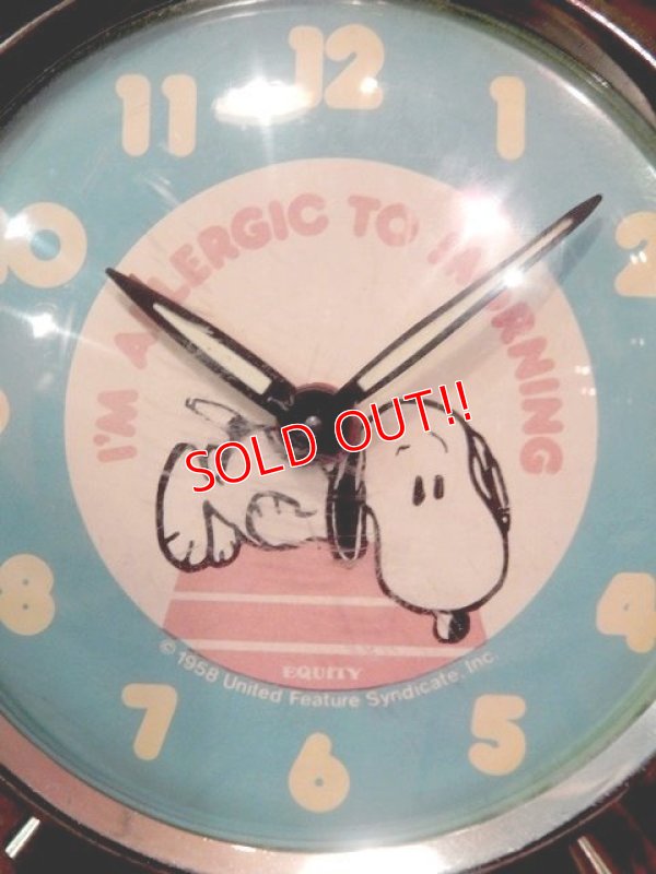 画像2: ct-180201-03 Snoopy / 1960's Alarm Clock