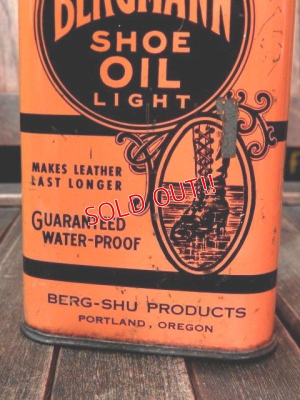 画像2: dp-180201-06 Bergman / 1960's Shoe Oil Can