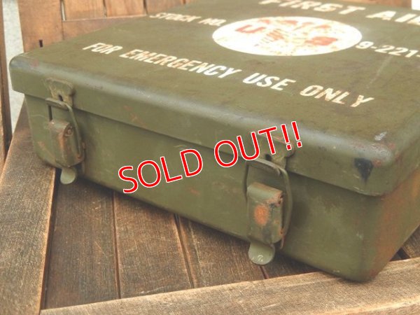 画像3: dp-180201-13 1940's U.S.FIRST AID KIT BOX