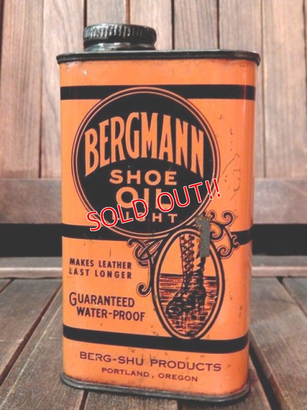 画像1: dp-180201-06 Bergman / 1960's Shoe Oil Can