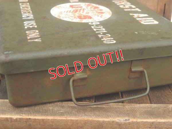 画像4: dp-180201-13 1940's U.S.FIRST AID KIT BOX