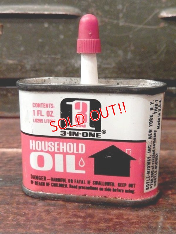画像1: dp-180201-19 3 IN ONE / 1 FL.OZ. Household Oil Can
