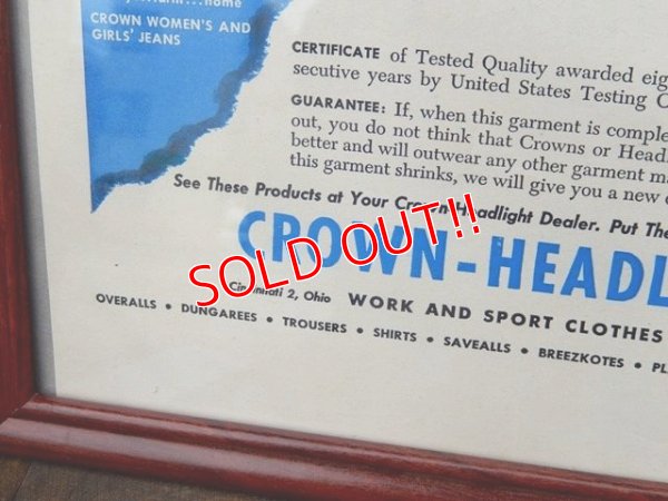 画像7: dp-180201-17 Crown-Headlight / 1950's AD