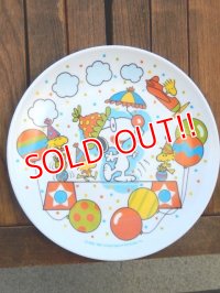 ct-180201-08 Snoopy & Woodstock / 1970's-1980's Plastic Plate