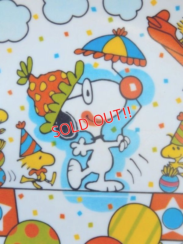 画像2: ct-180201-08 Snoopy & Woodstock / 1970's-1980's Plastic Plate