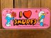 画像1: ct-180201-13 Smurf & Smurfette / 1980's Bicycle Plate (1)