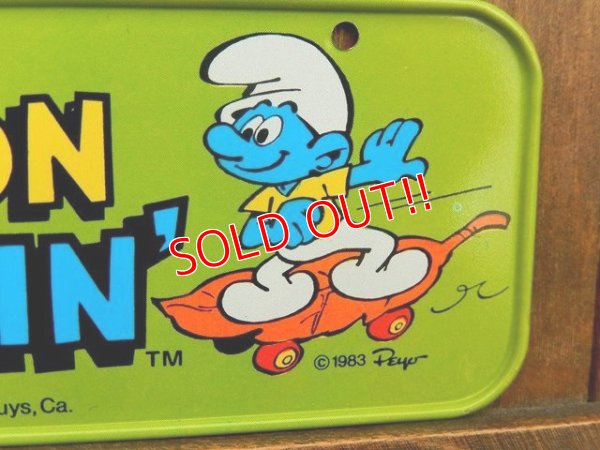 画像3: ct-180201-12 Smurf / 1980's Bicycle Plate