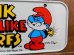 画像3: ct-180201-14 Papa Smurf / 1980's Bicycle Plate (3)