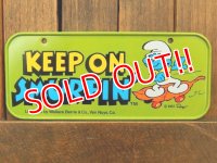 ct-180201-12 Smurf / 1980's Bicycle Plate