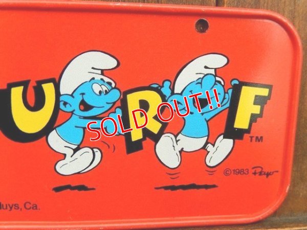 画像3: ct-180201-11 Smurf / 1980's Bicycle Plate