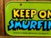 画像2: ct-180201-12 Smurf / 1980's Bicycle Plate (2)