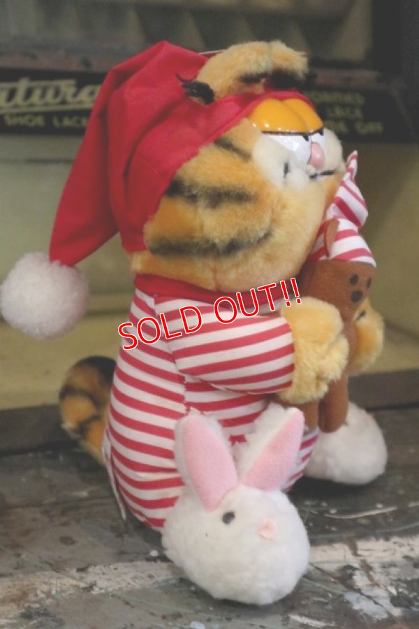 画像3: ct-180201-19 Garfield / R.DAKIN 1980's Plush Doll "Pajamas"