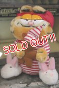 ct-180201-19 Garfield / R.DAKIN 1980's Plush Doll "Pajamas"