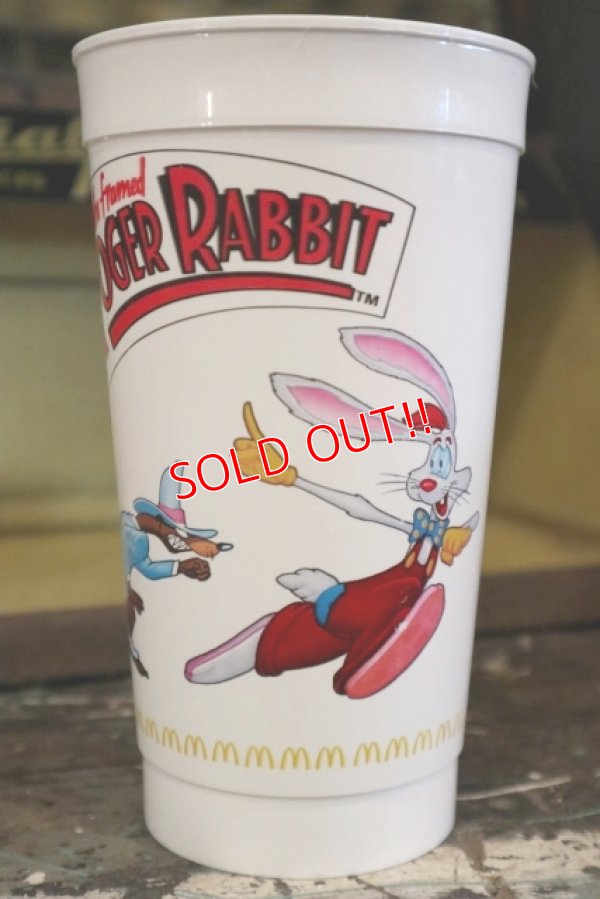 画像1: ct-180201-39 Roger Rabbit / McDonald's 1980's Plastic Cup