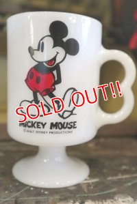 ct-180201-29 Mickey Mouse / Federal 1960's-1970's Footed Mug
