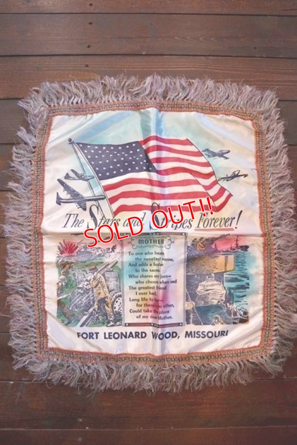 画像1: dp-180201-36 U.S.ARMY 1950's Cushion Cover