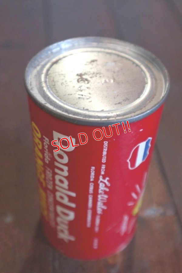 画像5: ct-180201-99 Donald Duck / 1960's-1970's 12fl oz.Orange Juice Can