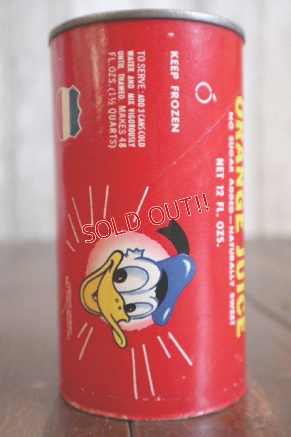 画像3: ct-180201-99 Donald Duck / 1960's-1970's 12fl oz.Orange Juice Can