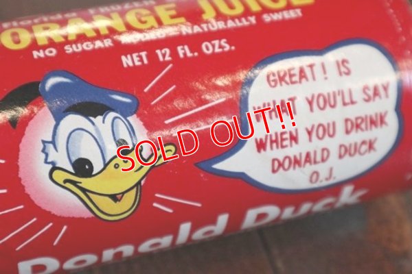 画像1: ct-180201-99 Donald Duck / 1960's-1970's 12fl oz.Orange Juice Can