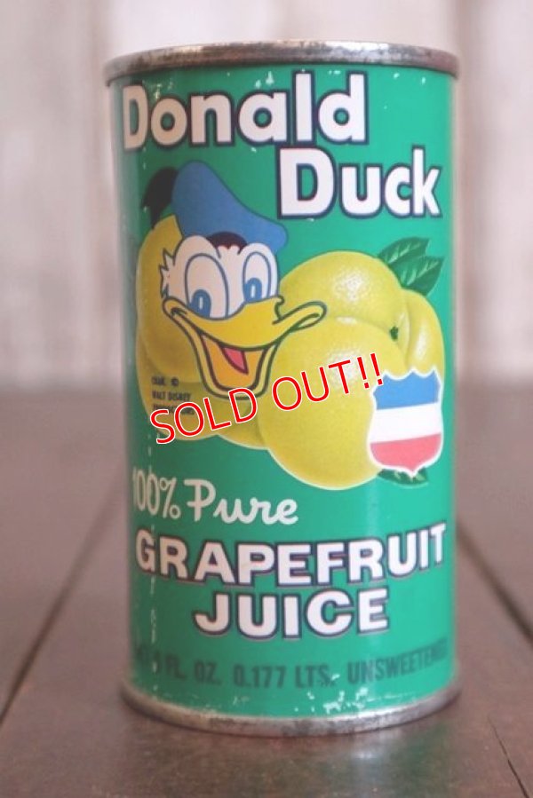 画像1: ct-180201-98 Donald Duck / 1960's-1970's Grapefruit Juice Can
