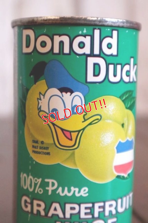 画像2: ct-180201-98 Donald Duck / 1960's-1970's Grapefruit Juice Can