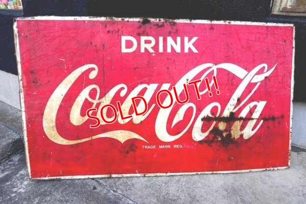 画像1: dp-180201-38 Coca Cola / 1960's Metal Sign