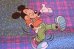画像3: ct-180201-93 Mickey Mouse & Pluto / 1980's Flat Sheet (Twin size)