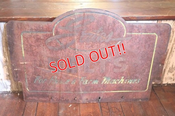 画像3: dp-180302-36 Gates Belt / Vintage Metal Sign