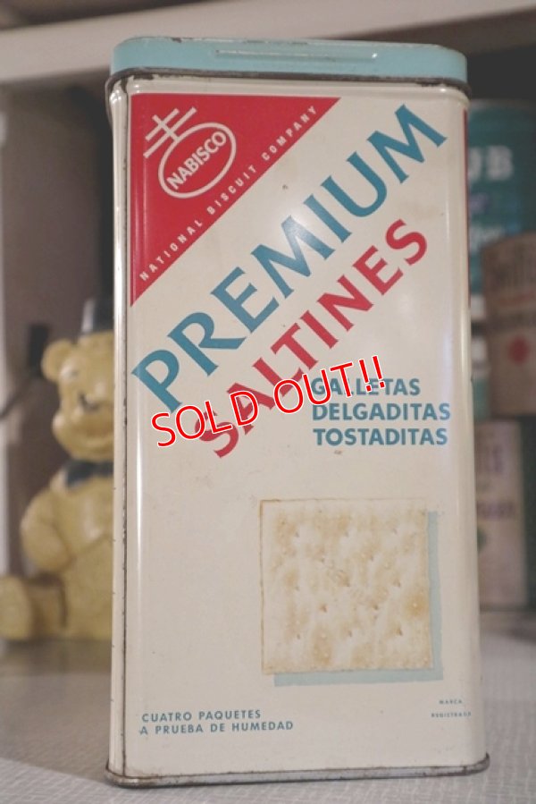 画像2: dp-180302-24 Nabisco / Premium Saltine Crackers 1960's-1970's Tin Can