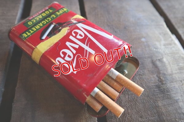 画像1: dp-180302-04 Velvet / 1940's-1950's Tobacco Can