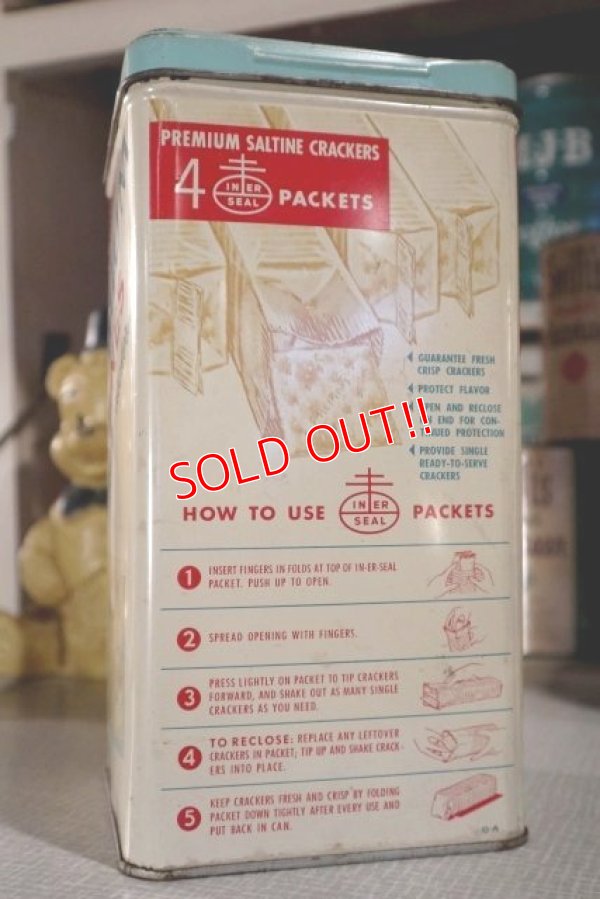 画像3: dp-180302-24 Nabisco / Premium Saltine Crackers 1960's-1970's Tin Can