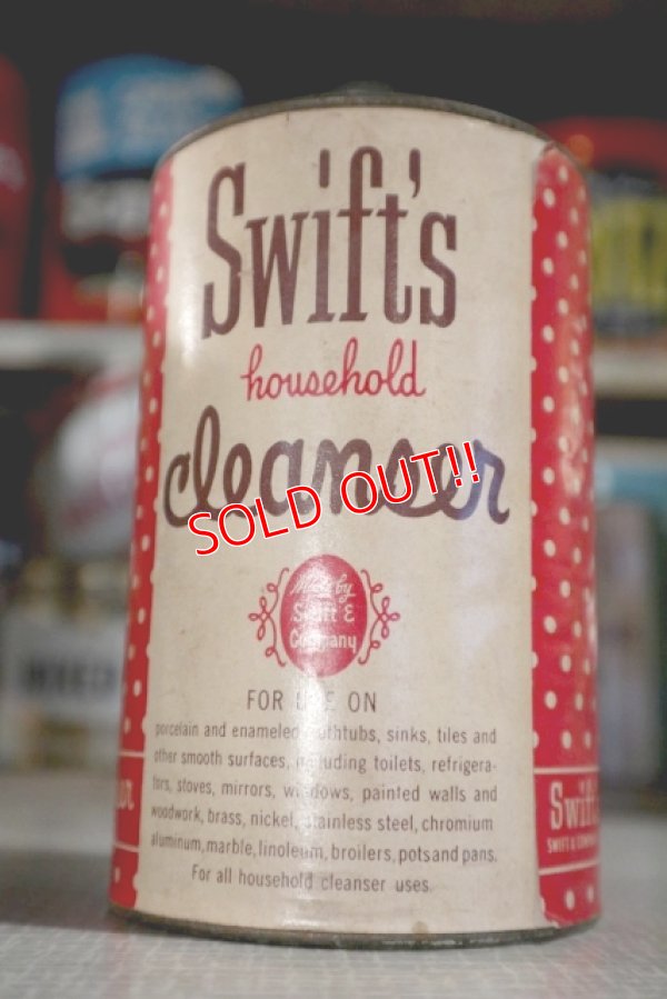 画像1: dp-180302-20 Swift's / 1970's Household Cleaner Can