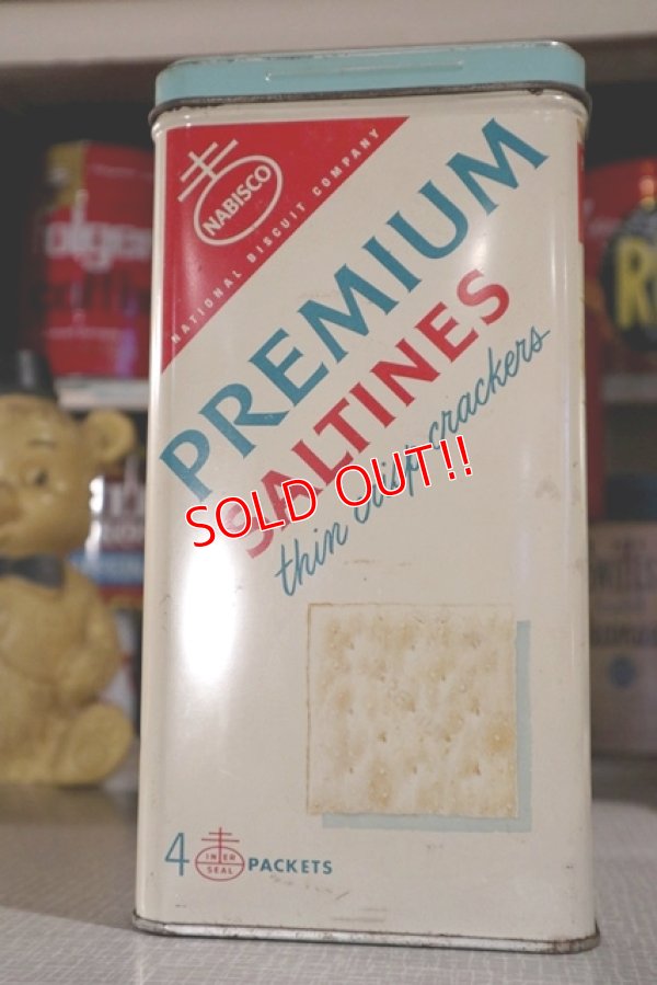 画像4: dp-180302-24 Nabisco / Premium Saltine Crackers 1960's-1970's Tin Can