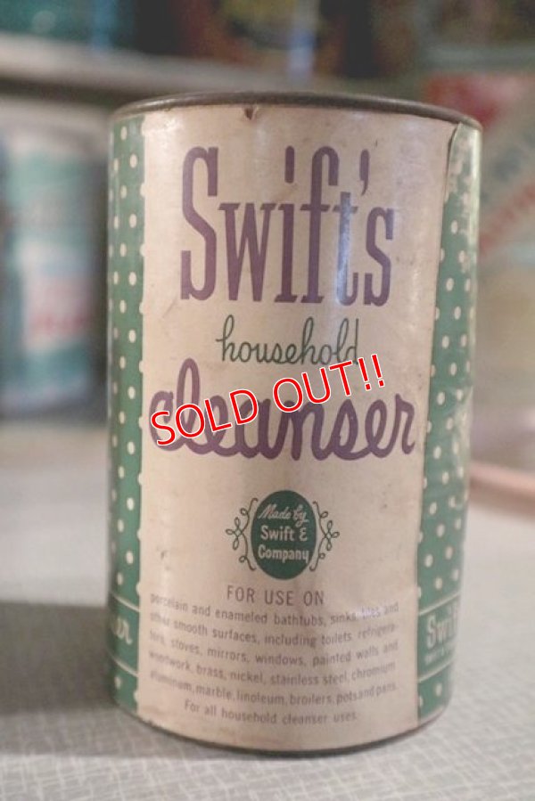 画像1: dp-180302-21 Swift's / 1970's Household Cleaner Can