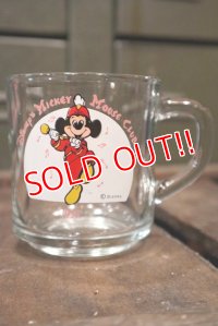 gs-180301-06 Mickey Mouse / Anchor Hocking 1970's Mug "Mickey Mouse Club"
