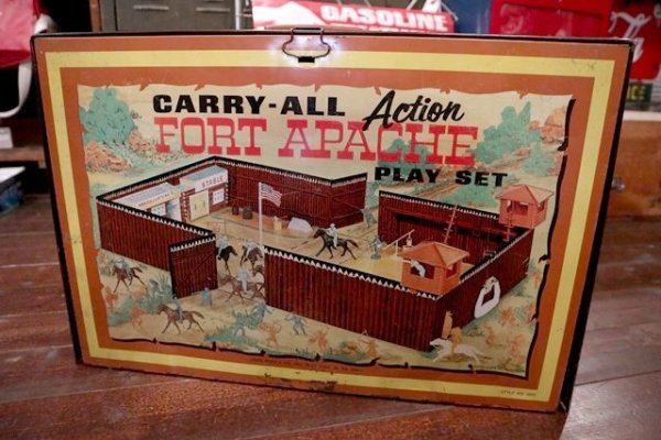 画像2: dp-171206-36 MARX / 1968 Fort Apache Play Set