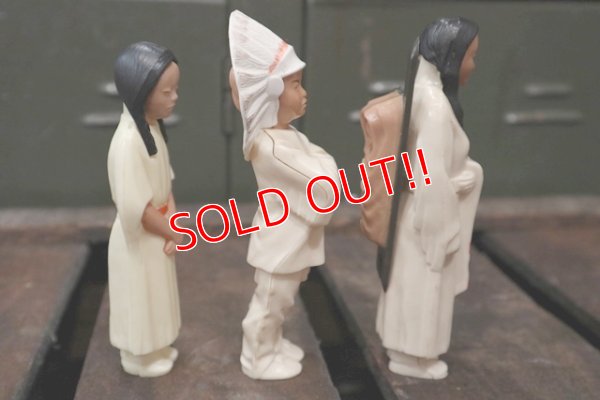 画像7: ct-180302-22 1950's Indian Chief & Maiden Figure set of 3