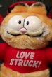 画像2: ct-180302-06 Garfield / R.DAKIN 1980's Plush Doll "LOVE STRUCK!" (2)