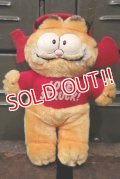 ct-180302-06 Garfield / R.DAKIN 1980's Plush Doll "LOVE STRUCK!"