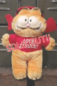 ct-180302-06 Garfield / R.DAKIN 1980's Plush Doll "LOVE STRUCK!"