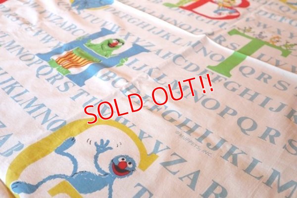 画像12: ct-180302-37 Sesame Street / 1980's Flat Sheet (Single)