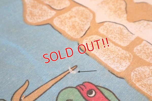 画像6: ct-171206-26 Teenage Mutant Ninja Turtles / 1988 Flat Sheet (Twin size)